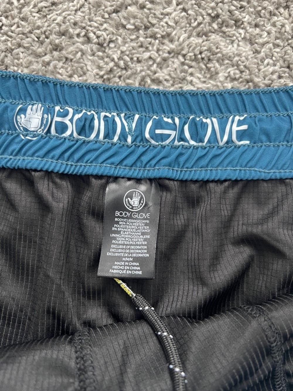 Body Glove Men’s Tropical Ombre Floral Swim Trunks in Coral and Blue - Size M - Picture 6 of 10